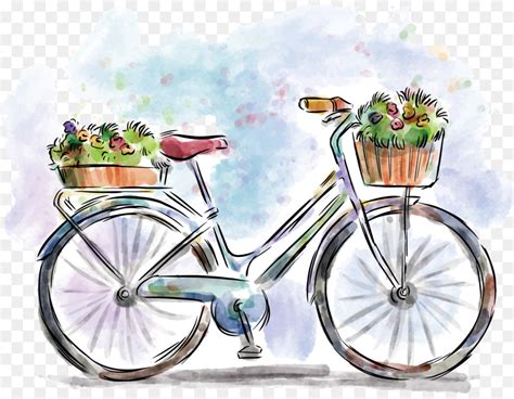 The Best Free Bicycle Watercolor Images Download From 113 Free