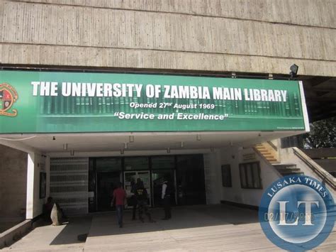 Zambia Unza And Cbu Will Enrol New Students For 20162017 Academic Year