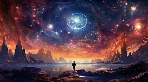 El Universo Es El Nombre Del Universo Foto Premium