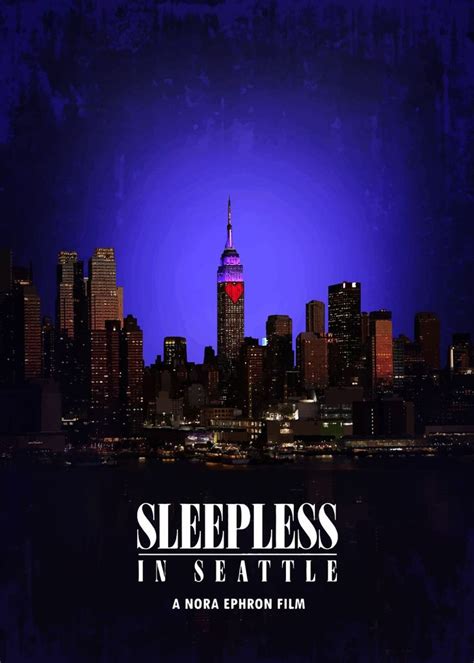 Sleepless In Seattle Poster Picture Metal Print Paint By Bo Kev