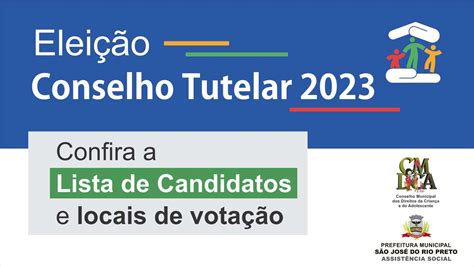 Veja Quem S O Os Candidatos Da Elei O Do Conselho Tutelar Em Rio