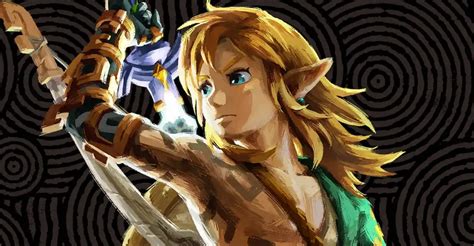 New Artwork Of Link In The Legend Of Zelda Tears Of The Kingdom Is A Dangerous Thirst Trap