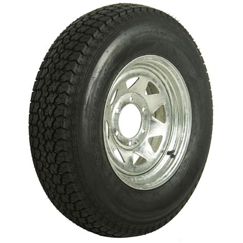 Tredit H188 22575 X 15 Bias Trailer Tire 6 Lug Spoke Galvanized Rim