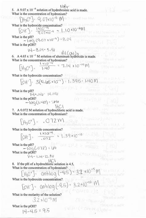 Nuclear Chemistry Review Worksheet Answer Key 8