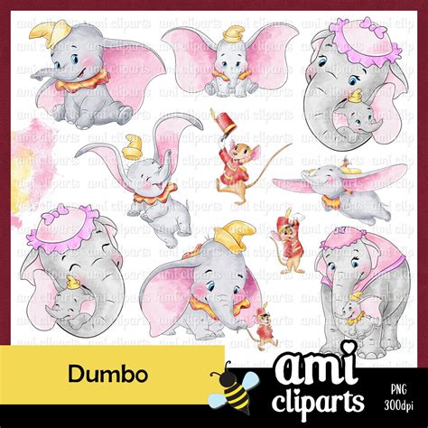 Kit Digital Dumbo Aquarela Elo Produtos Especiais