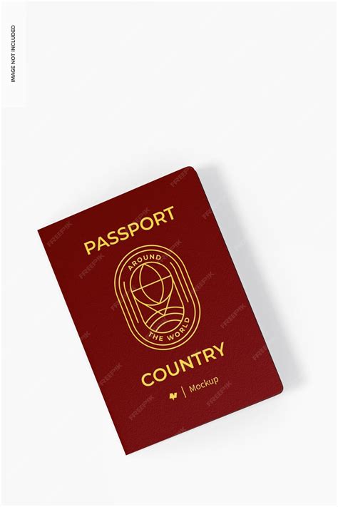 Premium Psd Passports Mockup With Ticket