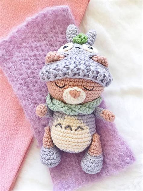 Totoro Oso PDF Amigurumi Patrón Gratis 500 PDF Passo a Passo