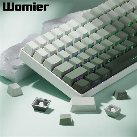 Womier Keys Double Shot Keycaps Side Printed Pbt Custom Keyboard