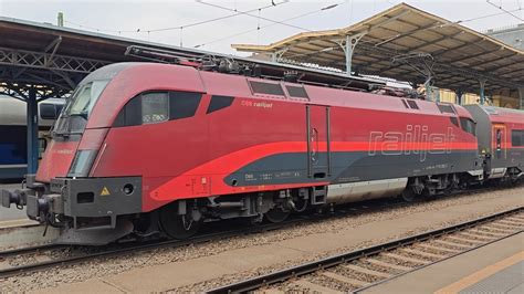 ÖBB Railjet a Keleti pályaudvaron YouTube