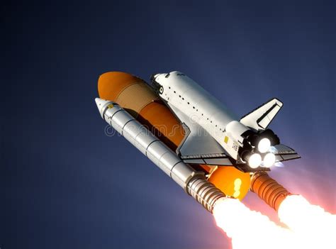 Shuttle Launch stock illustration. Illustration of space - 1766462