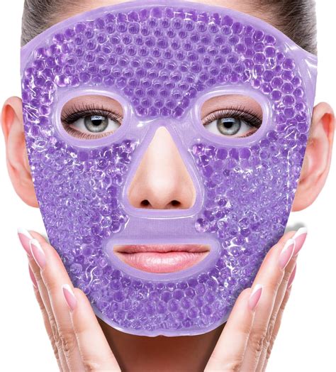 Amazon FUNNIR Gel Beads Face Ice Mask Pack Blue To Reduce Puffiness Dark Circles Hot