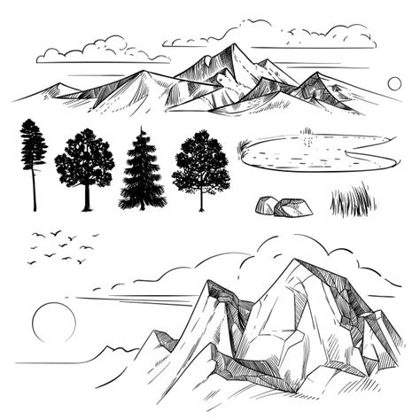 Mountain Range Vector Art at Vectorified.com | Collection of Mountain Range Vector Art free for ...