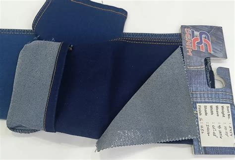 Plain Power Lycra Denim Fabric For Jeans Packaging Type Roll