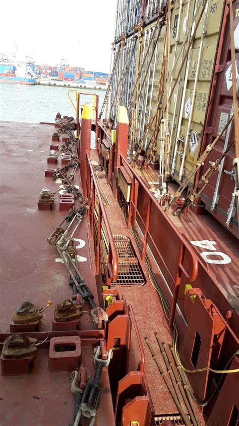 Cargo Ship Deck | Container Shipping