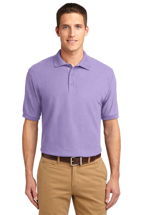 Mens Silk Touch™ Polo Lavender