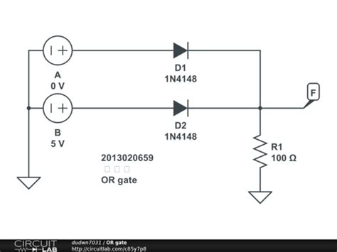 OR gate - CircuitLab