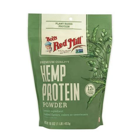 Bob S Red Mill Hemp Protein Powder 16 Oz Instacart