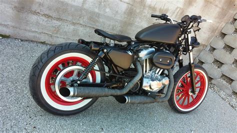 Bloody Mary Rat Rod Bobber 2004 Harley Davidson Sportster 883 See