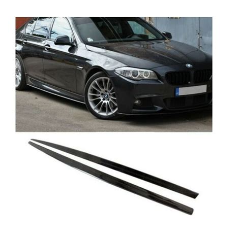 2 BAGUETTE NOIR BRILLANT LOOK M PERFORMANCE POUR BAS DE CAISSE DE BMW