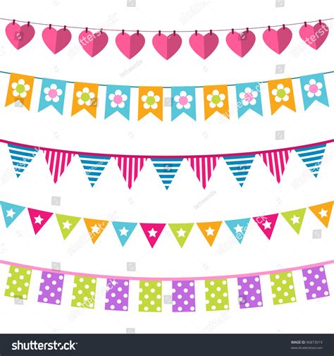 Vector Bunting Collection - 96873019 : Shutterstock