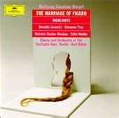 カールベーム Mozart The Marriage of Figaro Highlights Karl Bohm