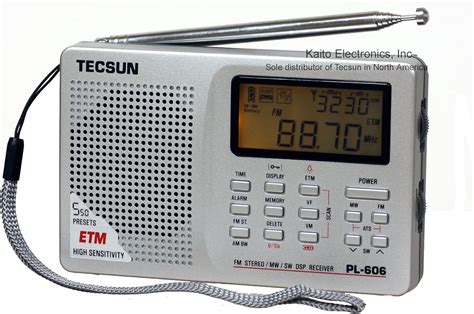 Tecsun PL 606 Digital PLL Portable AM FM Shortwave Radio With DSP