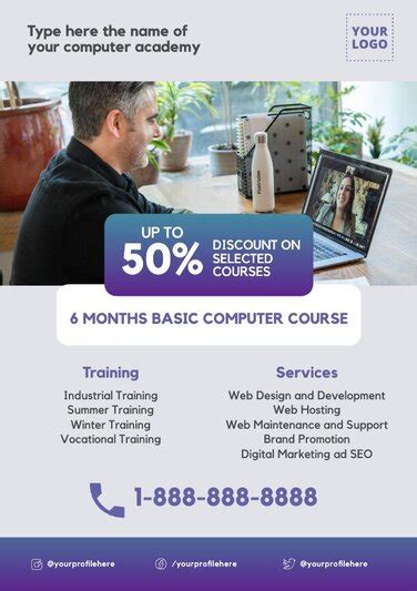 Free Computer Training Flyer Templates