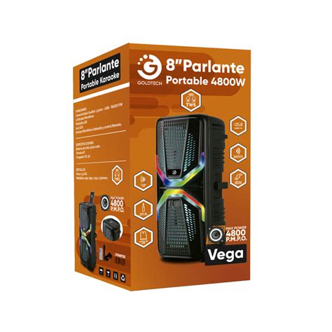 Parlante Goldtech Vega X W Con Micr Fono Game Stop