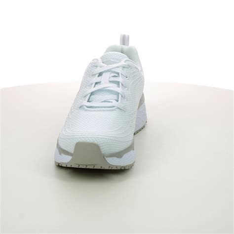 Skechers Work Max Cushioning Elite Slip Resistant Wht White Womens Trainers 108016ec