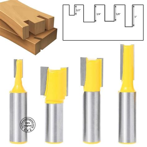 Mm Shank Pcs Cnc Solid Carbide Milling Cutter Woodworking Router