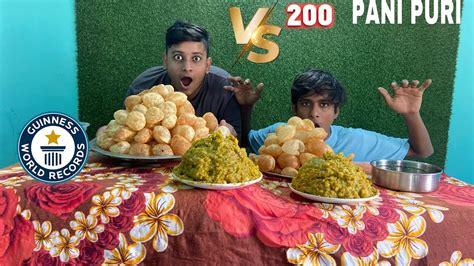 Pani Puri Golgappe Eating Challenge Spicy Pani Puri Challenge