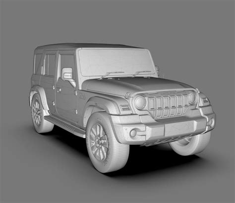 Mahindra Thar ROXX 2025 - 3D Model by DigitalArt3d