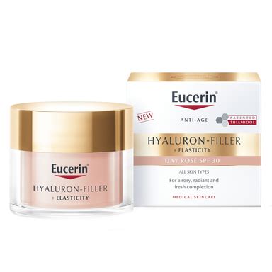 Eucerin Hyaluron Filler Elasticity Day Rose Озаряващ дневен крем