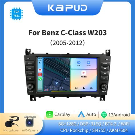 Kapud REPRODUCTOR Multimedia Para Coche Radio Con GPS Android 11 8