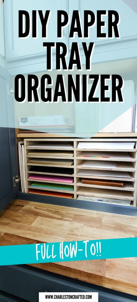 How to build a DIY paper tray organizer