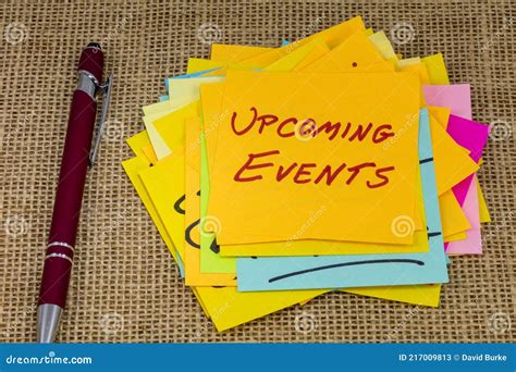 Upcoming Events Future Schedule Information Calendar New Event Planning