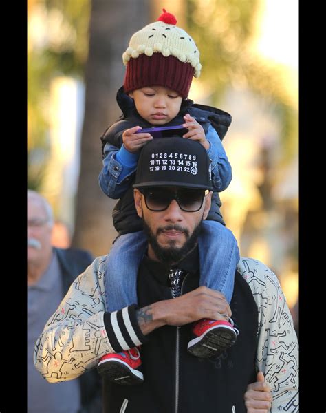 Photo : La chanteuse Alicia Keys, Swizz Beatz et leur fils Egypt à