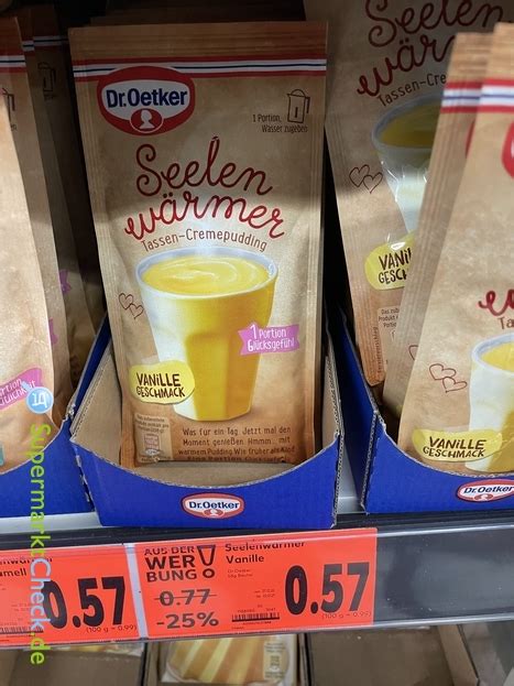 Dr Oetker Seelenwärmer Tassen Cremepudding Vanille Geschmack Preis