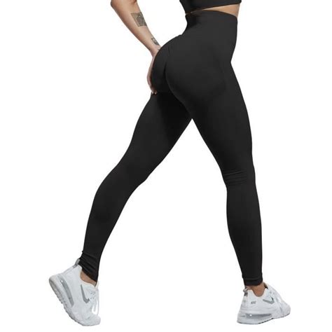 Pantalonleggings Sexy Femmes Taille Haute Fitness Bulle Bout à Bout Legging Pousser Gymnastique