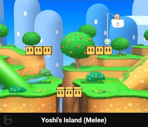 Stage Yoshis Island Melee Super Smash Bros Ultimate Nintendo