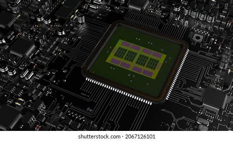 Fragment Computer Hardware Components Powerful Cpu Stock Illustration 2067126110 | Shutterstock