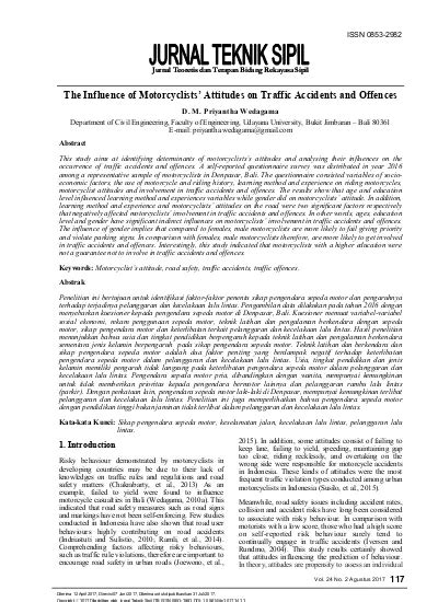 Jurnal Teoretis Dan Terapan Bidang Rekayasa Sipil Abstract The