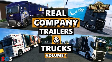 ETS2 1 47 Real Company Trailers Trucks Volume 1 By XcoreOfficial