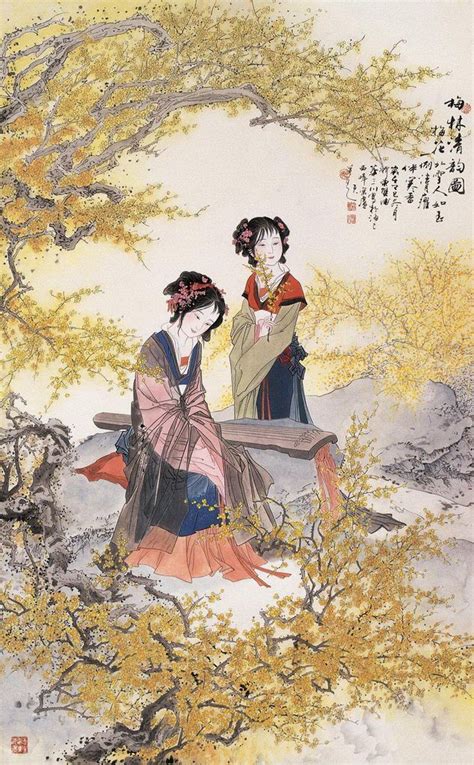 Hua Sanchuan 华三川 梅林清韵图 Chinese art painting Chinese folk art