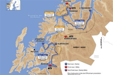 Arctic Race of Norway 2017 Les détails du parcours révélés Cyclisme