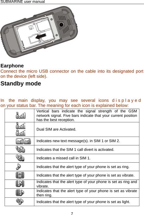 Dynamics Submarine Mobile Phone User Manual Lm Um English