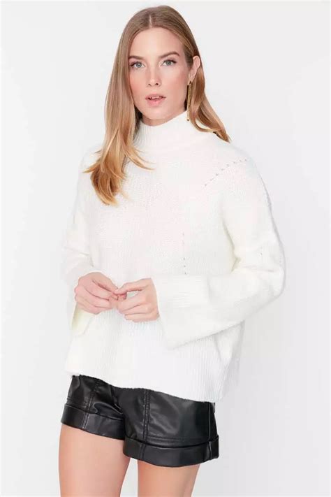 Buy Trendyol Textured Knit Sweater 2024 Online ZALORA Philippines