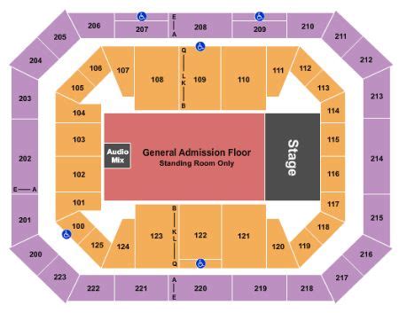 Alaska Airlines Center Tickets and Alaska Airlines Center Seating Chart ...