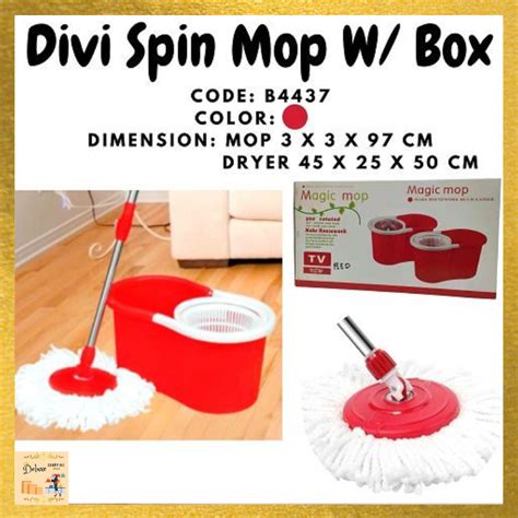 Divi Spin Mop W Box Spin Mop Mop 360 Spin Mop Basahan Pang Linis