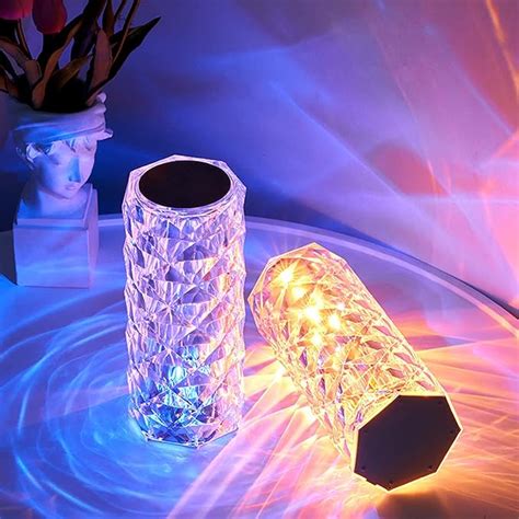 Pillager Crystal Lamp Pack Rose Diamond Table Lamp Colors Rgb